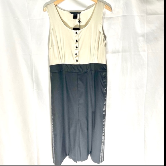 Marc Jacobs NWT SILK Tuxedo Wool 10 Cocktail Prom Wedding Party Dress Formal - Picture 3 of 12